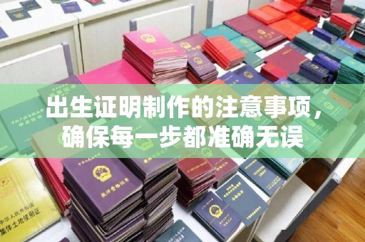 安县出生证明制作的注意事项，确保每一步都准确无误