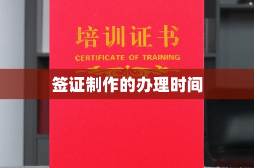 安县签证制作的办理时间